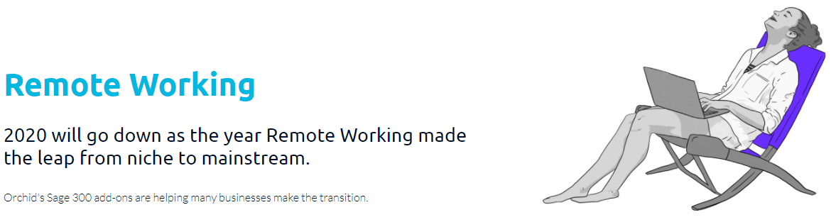 Remote Working Solution page
